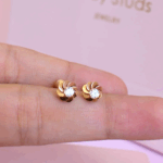 Flor remolino oro 18k