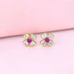 Trébol de 4 corazones oro 18k