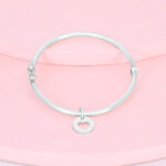 Bangle Circle Love plata