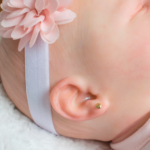 Aretes Lentejita Tambor Oro 18K - Imagen 2