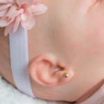 Aretes Lentejita Tambor Oro 18K - Imagen 3