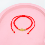 Pulsera protectora medalla milagrosa mini oro