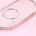 bangle virgen de la medalla milagrosa plata