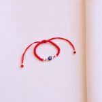 Pulsera protectora lucy blue plata - Imagen 2