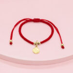 Pulsera protectora San Benito oro