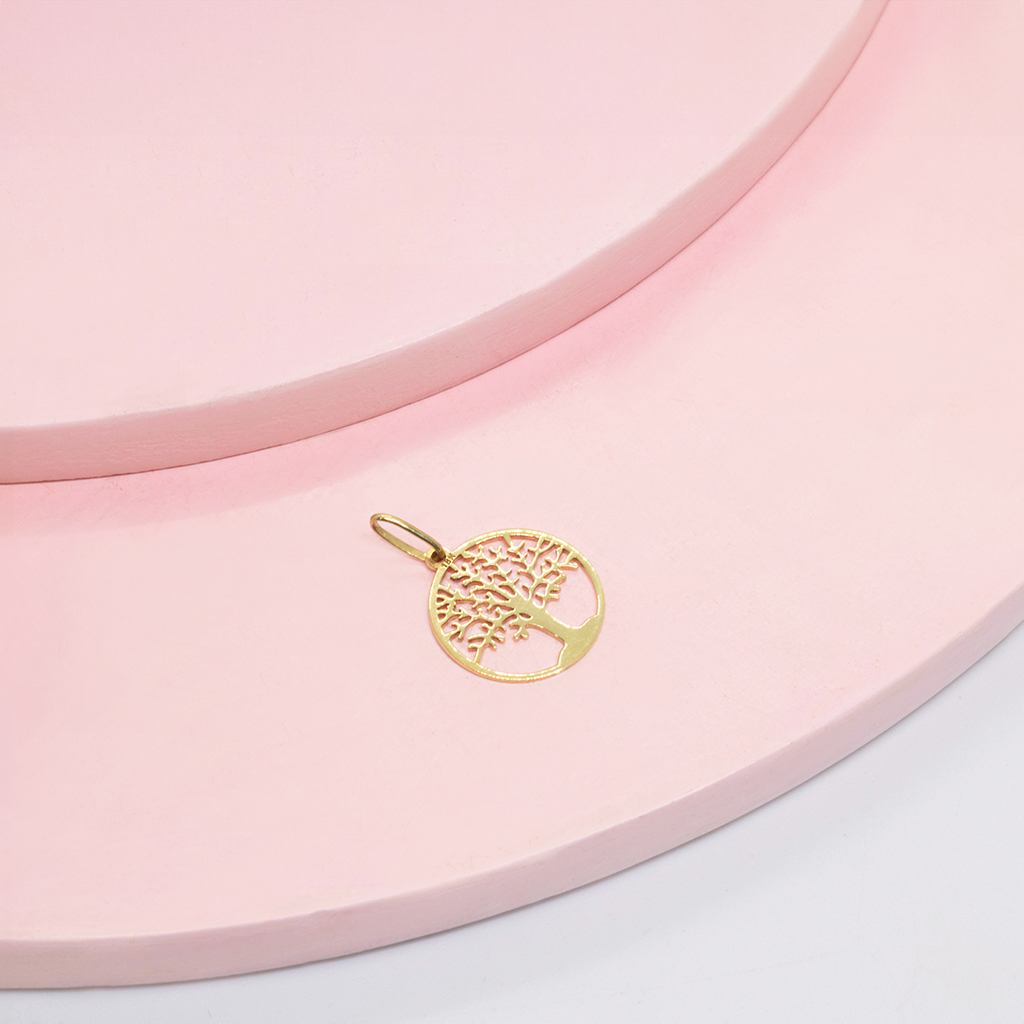 dj arbol de la vida grande oro Dije Árbol de la vida ORO 18K - Imagen 1