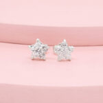 Arete Roseta grande plata