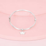 Bangle Corona Princess plata