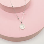 Set Choker y Ángel de la guarda Plata