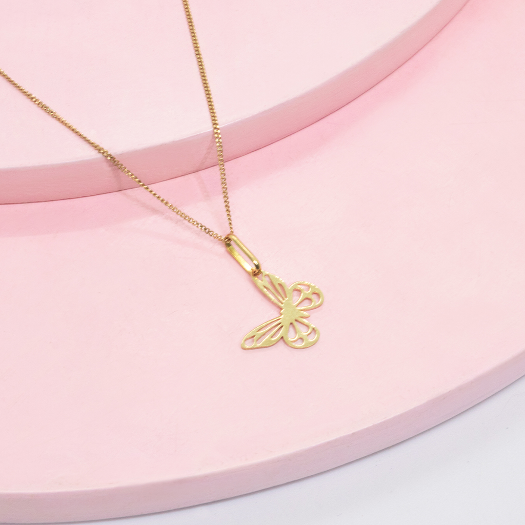 cad y dj mariposa oro Set Mariposa Mía oro 18k - Imagen 1