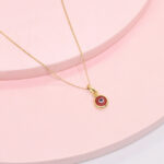 Set Ojo turco oro 18k