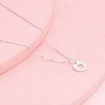 Set Circulo plano con estrella plata