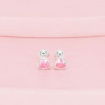 Arete Corazón Bisel plata - Imagen 4