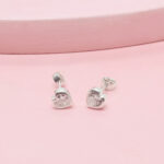 Arete Corazón Trixy plata - Imagen 2