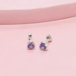 Arete Corazón Trixy plata - Imagen 3