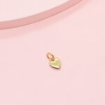 Dije Corazón semi bombeado