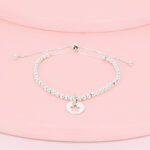 Pulsera Anika Circle star plata
