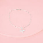 Pulsera clip Libélula plata