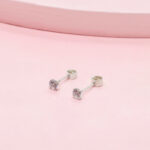 Arete Punto de Luz Top plata