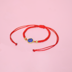 Pulsera protectora ojo turco oro - Imagen 2