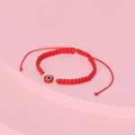 Pulsera protectora ojo turco slim oro